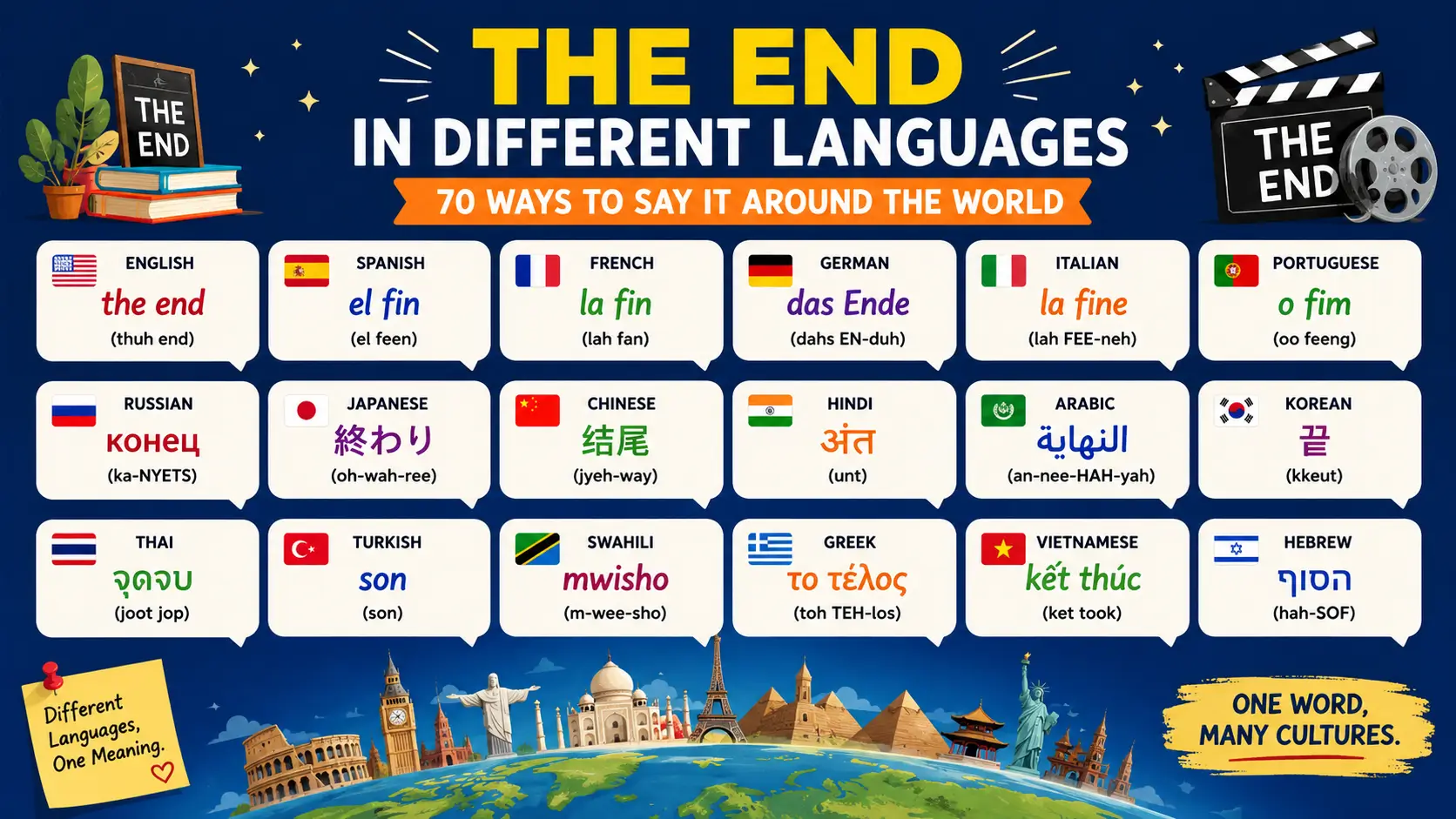 the-end-in-different-languages