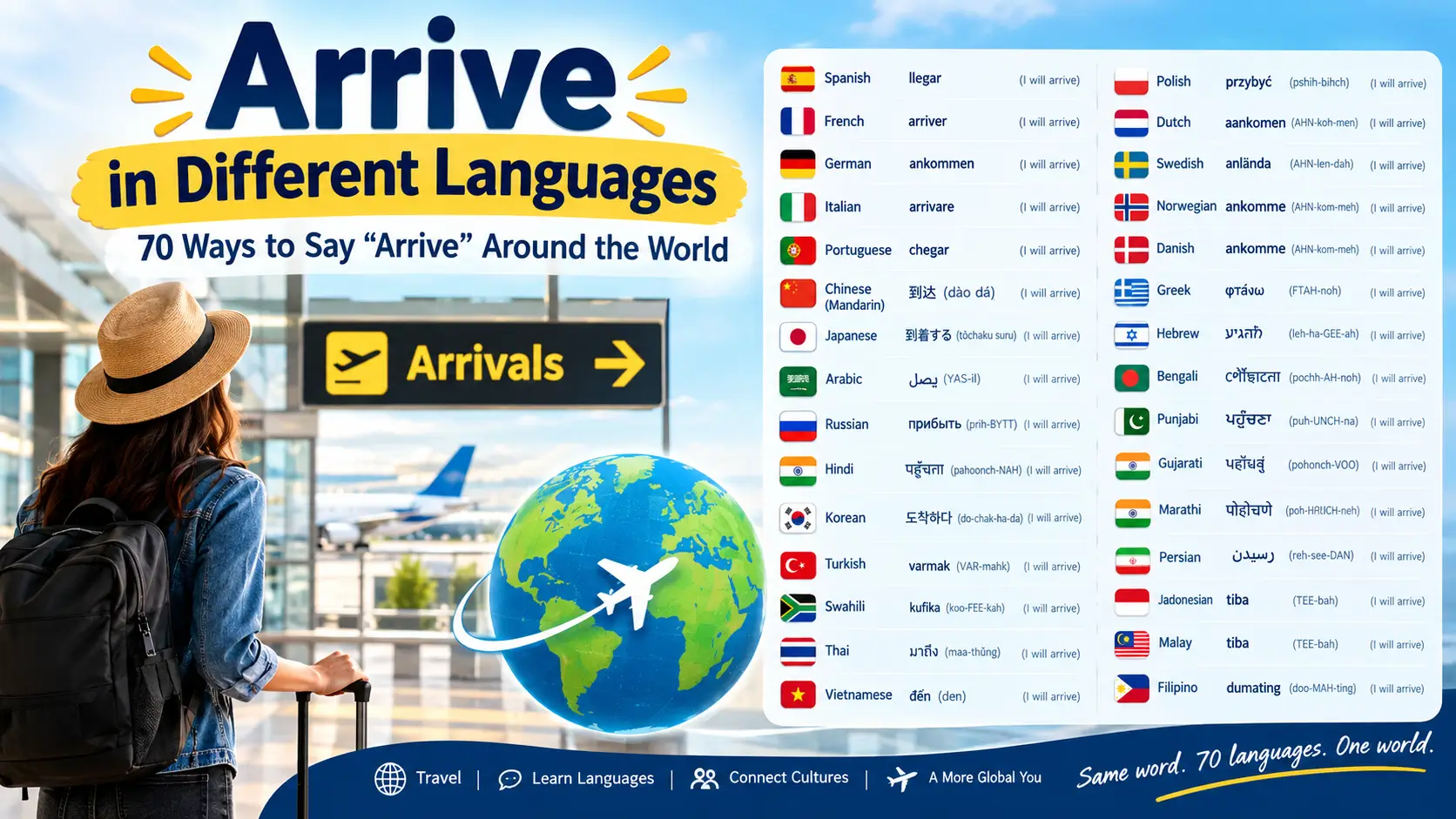 arrive-in-different-languages