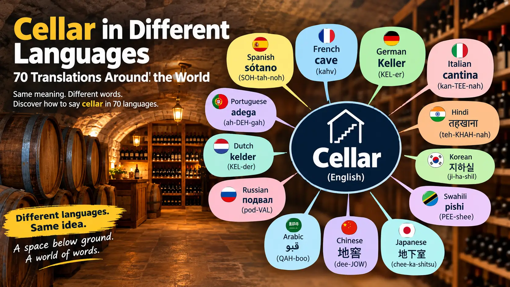 cellar in different languages