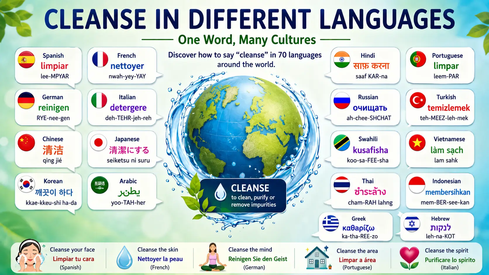 cleanse-in-different-languages