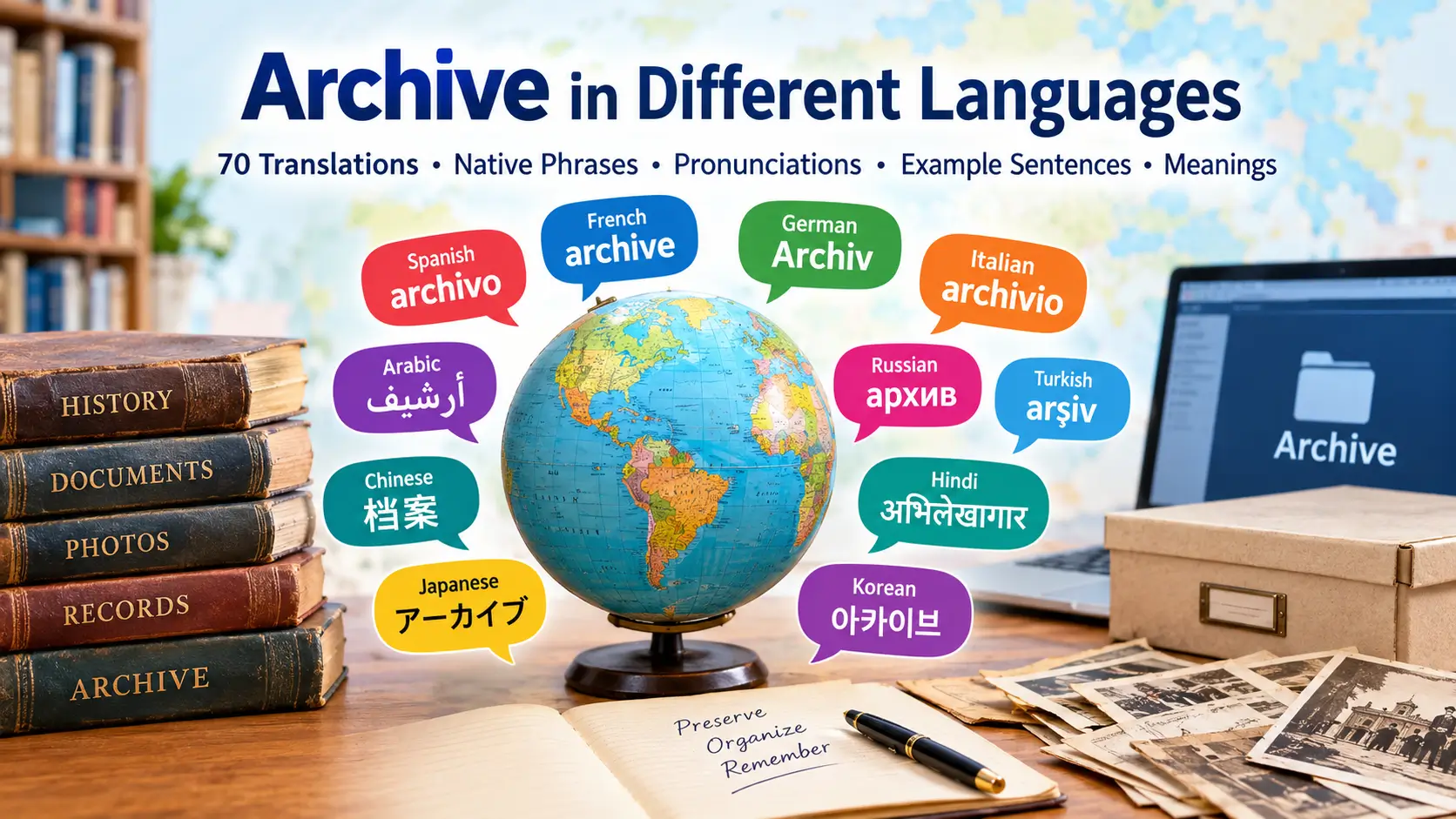 archive-in-different-languages